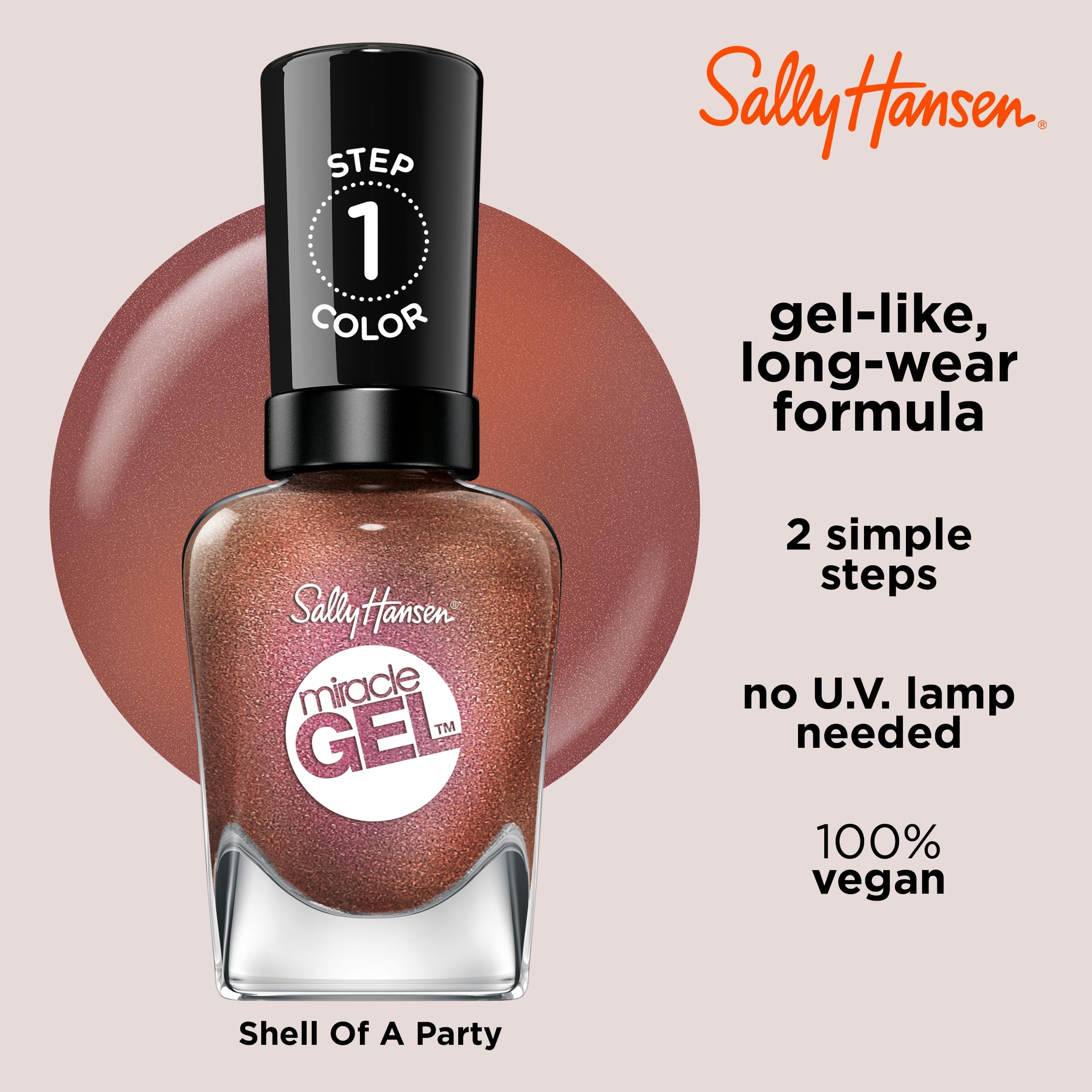 Amazon.com: Sally Hansen Miracle Gel Salon Quality Nail Polish